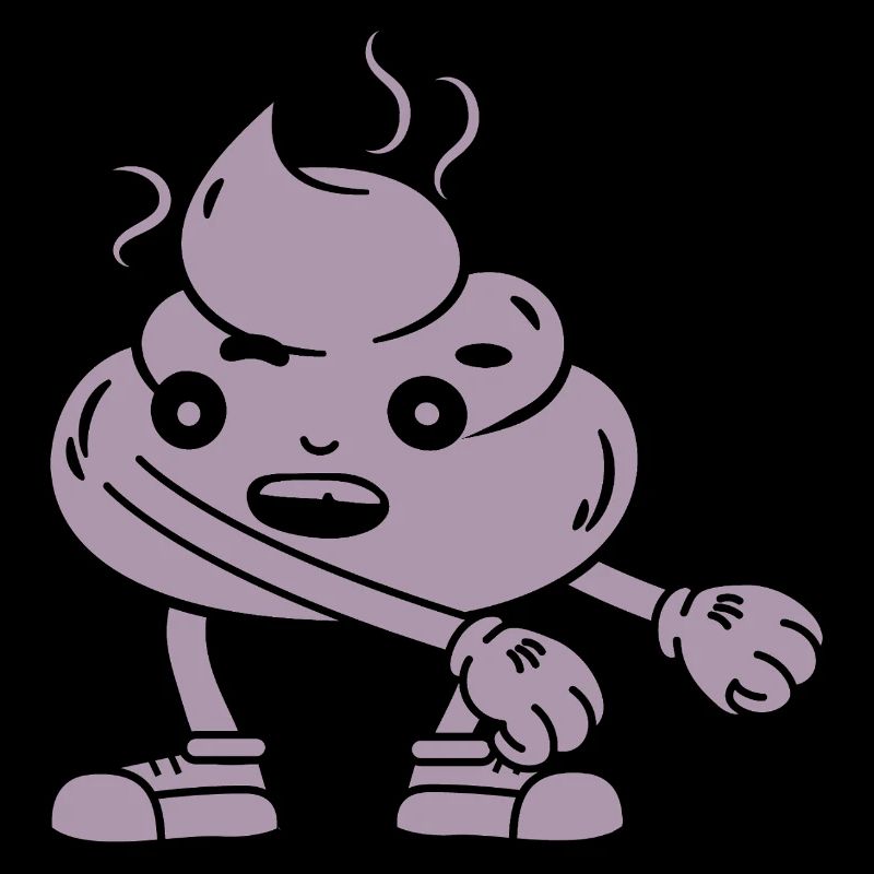 Funny poop pile dancing