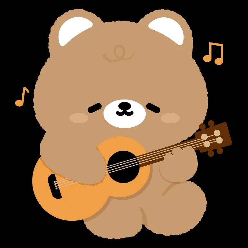 Bear Guitar Serenade