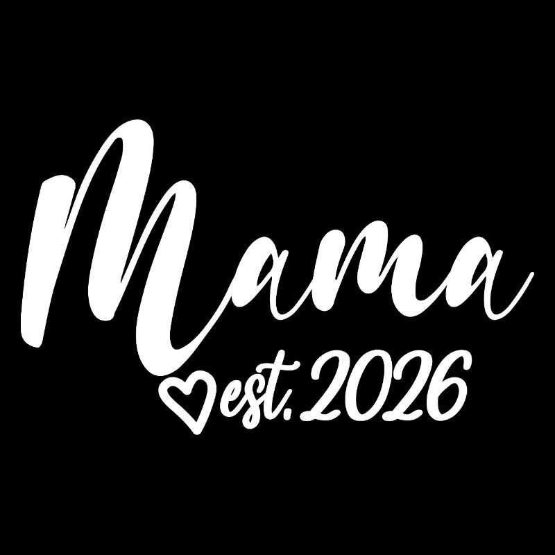 Mama Est. 2026 Muttertags-Schwangerschaft