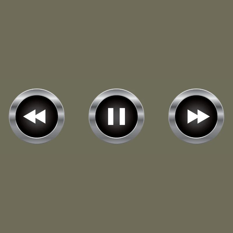 Audio control buttons