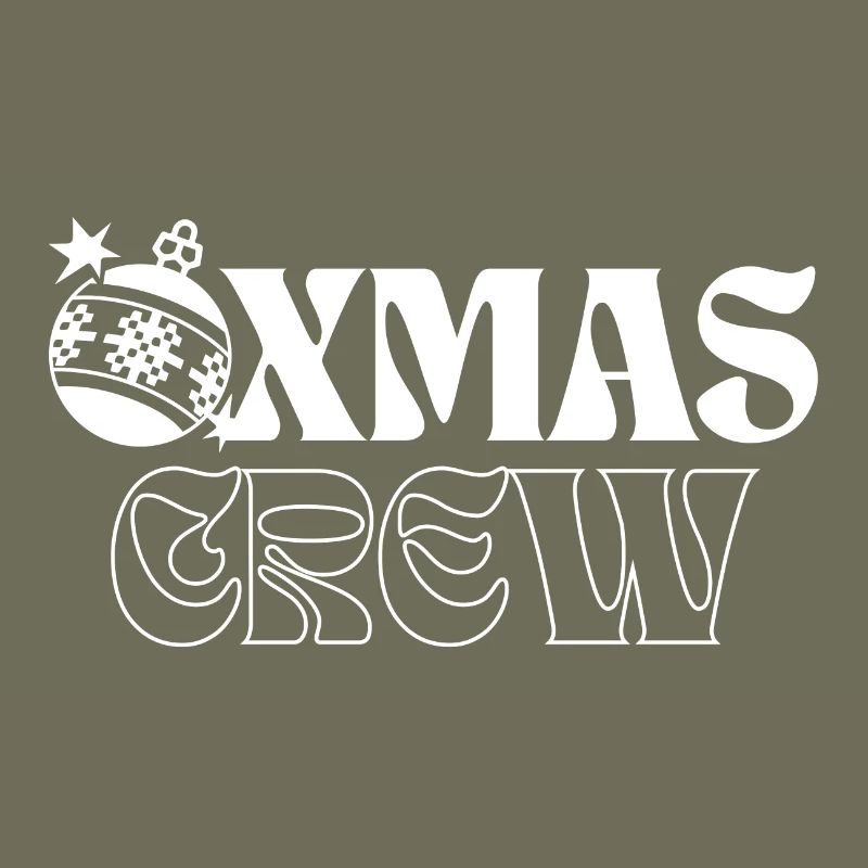 Festive Christmas Tree Typography Design