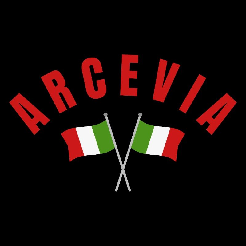 Arcevia Italian Flags