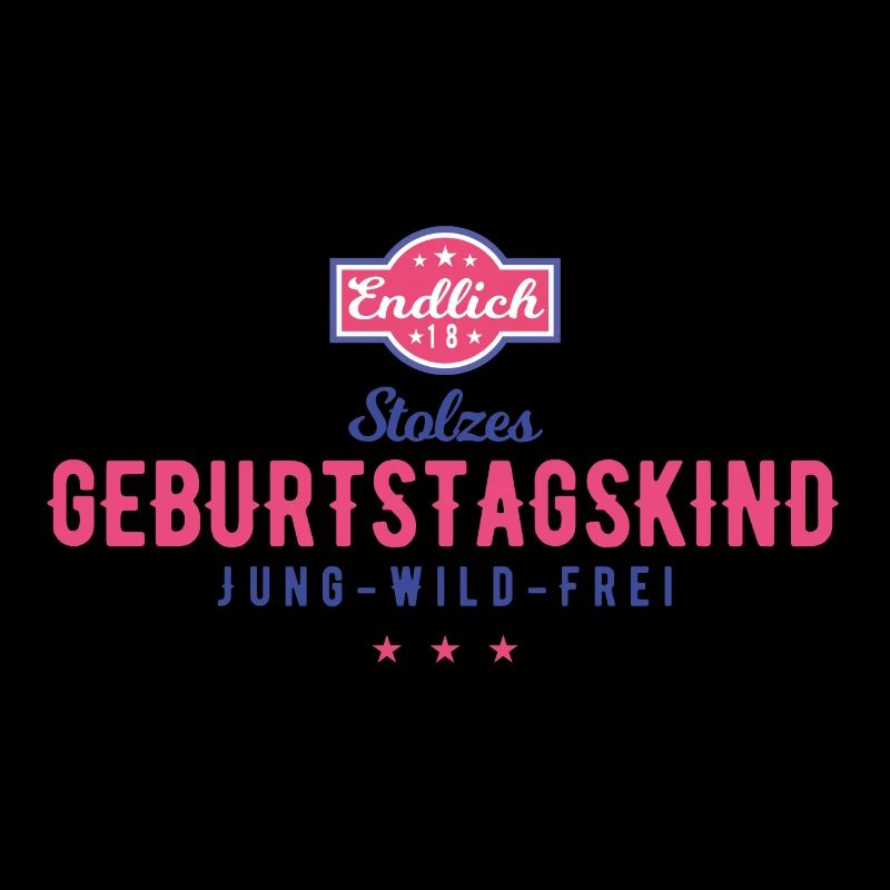 Endlich 18 Geburtstagskind Stolzes Design