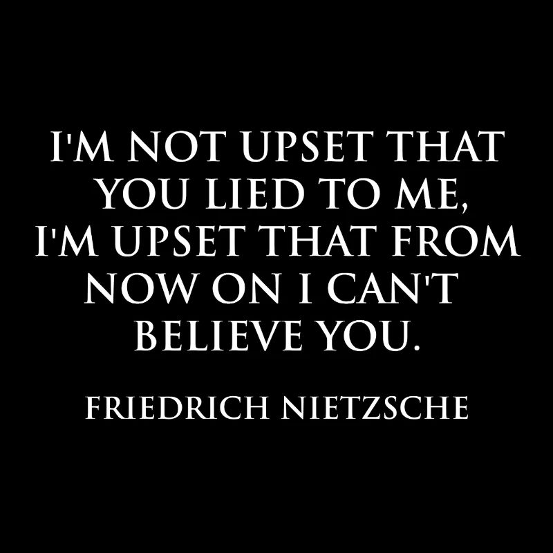 Citation de Nietzsche en gras Serif noir