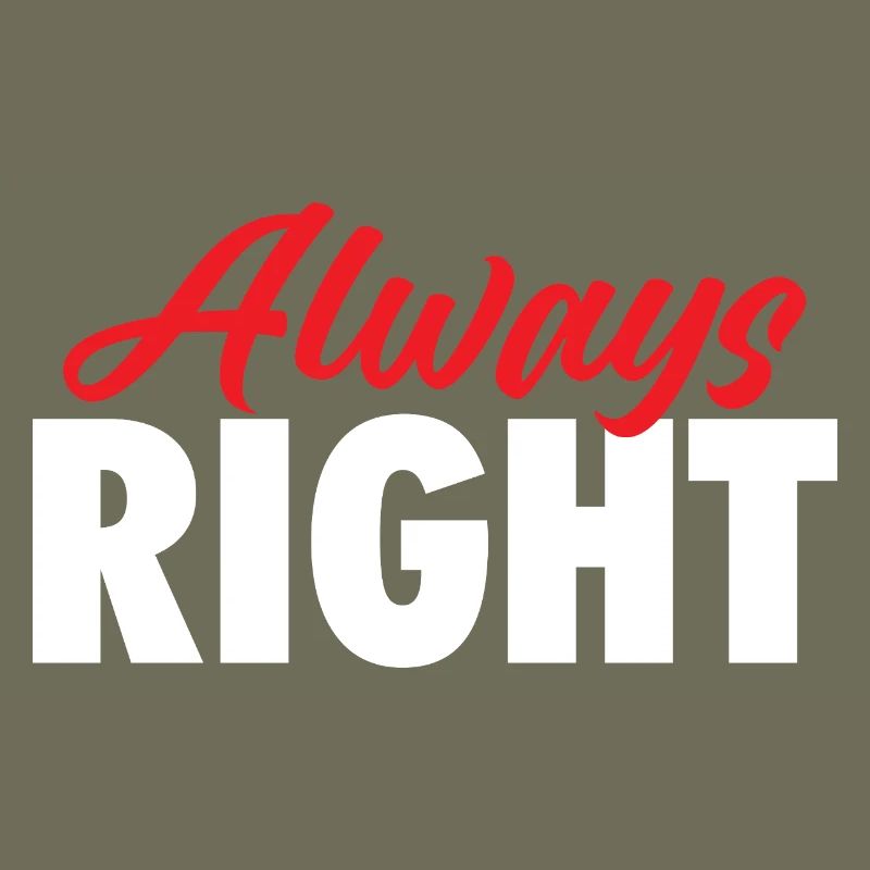 Always Right Valentinstags-Paar-Witz