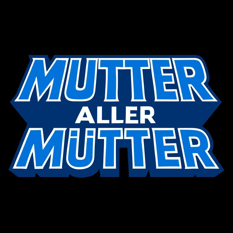 Mère de toutes les conceptions de lettrage de mère