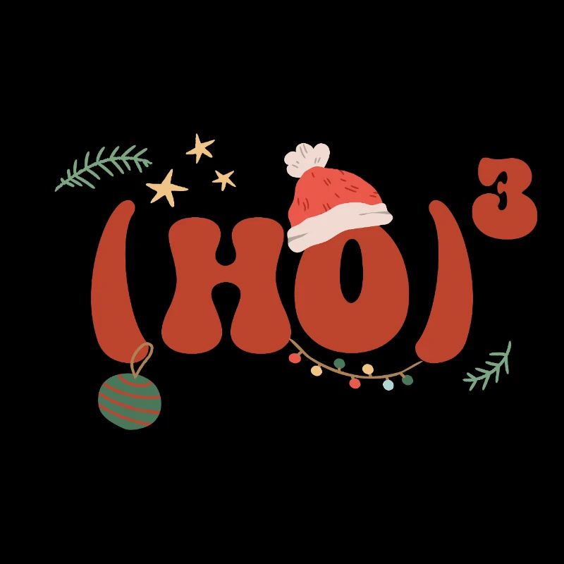 Mathématiques de Noël Hohoho Math Formule Math