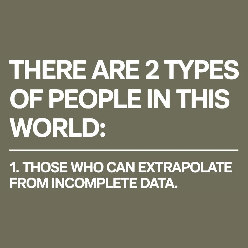 Statistik Analyse Data Science Extrapolation