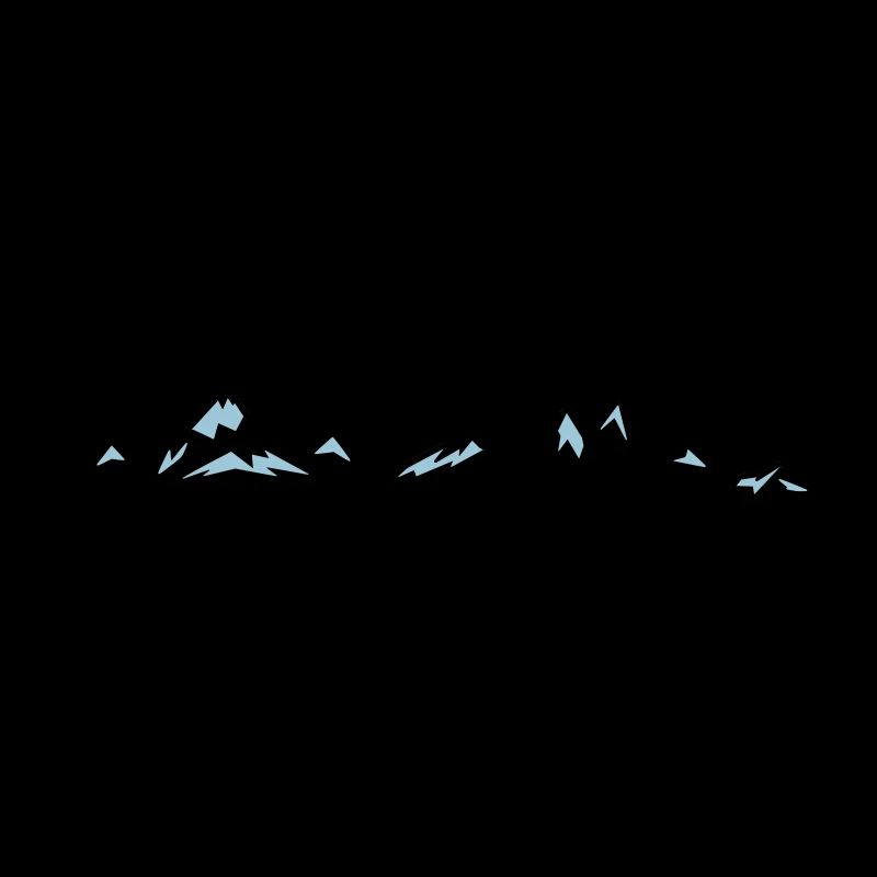 MONTAGNES Paysage Silhouette Panorama
