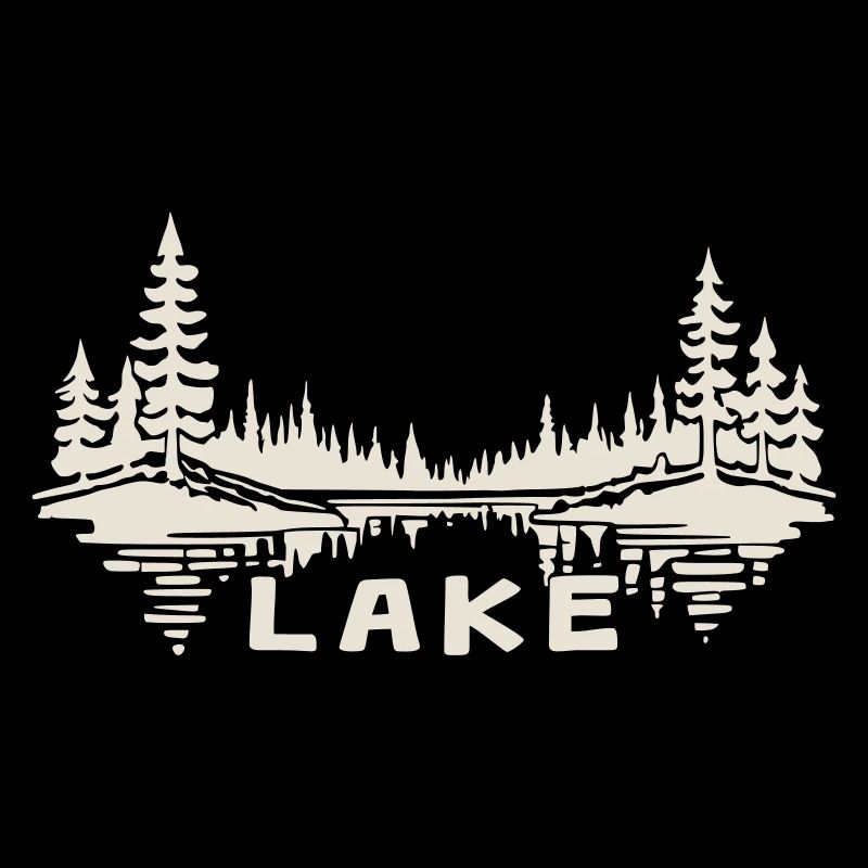 Reflet du lac [Blanc]