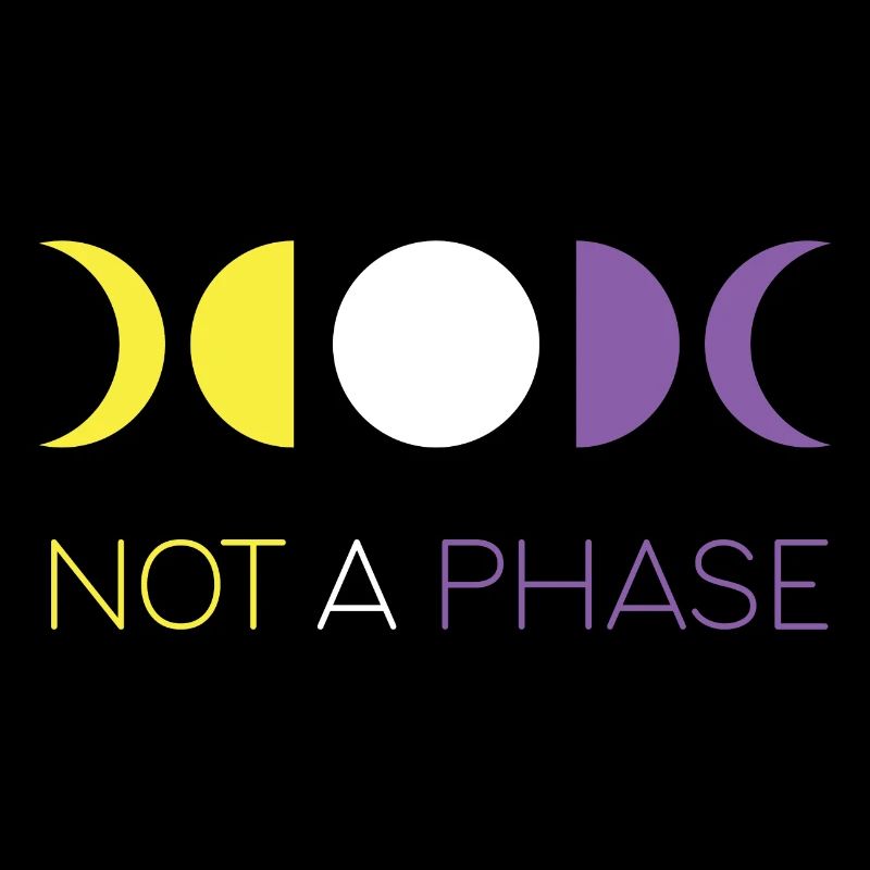 Mois de la fierté LGBTQ - Pas une phase - Non-binaire
