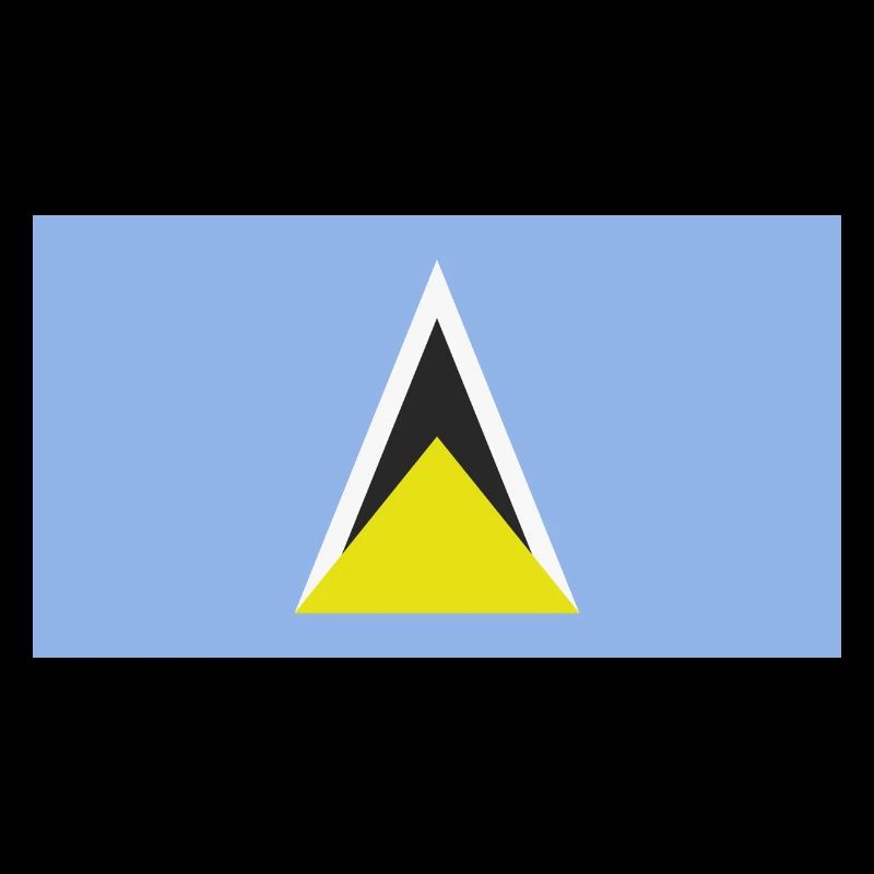 Saint Lucia Caribbean flag
