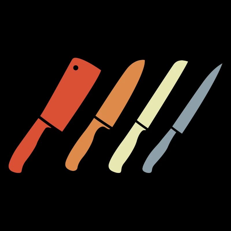 Retro Knife Set
