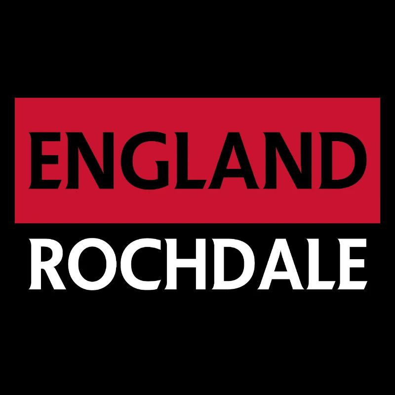 England Rochdale Flag Emblem