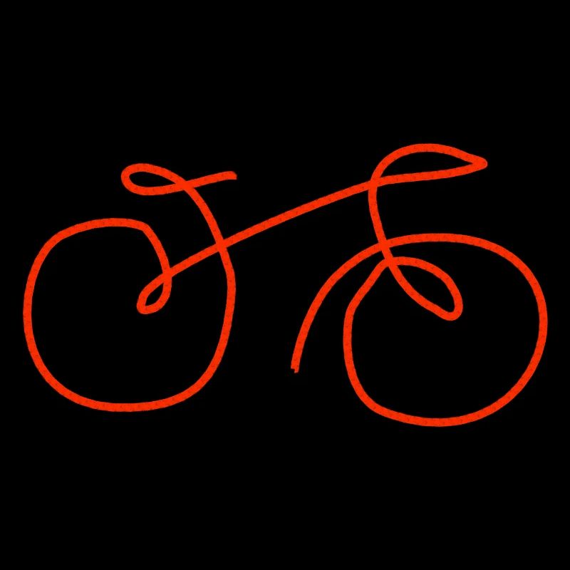 Vélo dessiné à la main