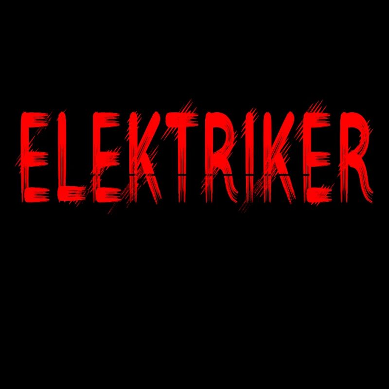 Elektriker Handwerker Design