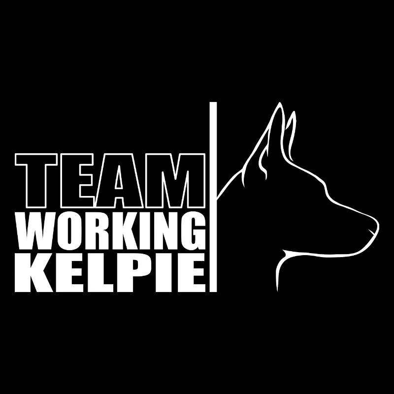 ÉQUIPE Travail Kelpie Chiens Chien de troupeau Chiens Wilsigns