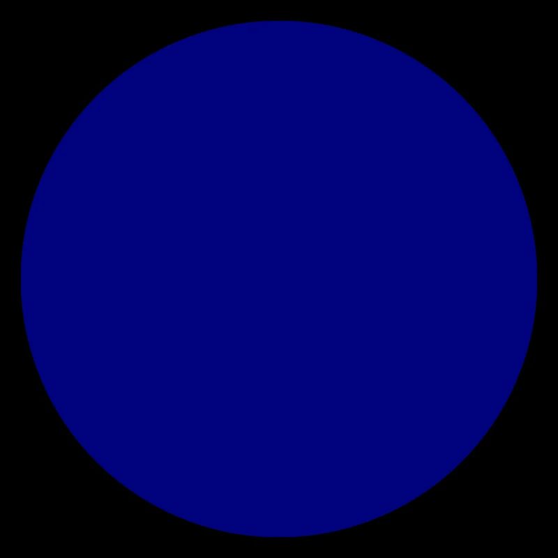 Blue circle