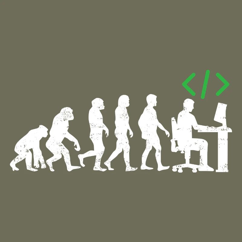 Programmierer Evolution geschenk coder java c++