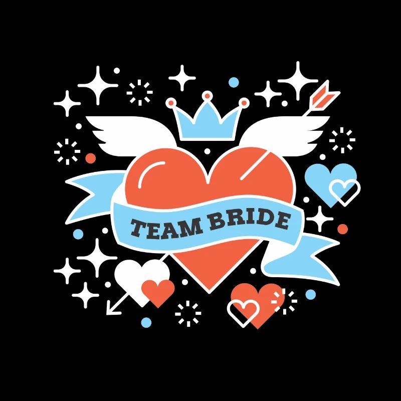 Team Bride Braut Hochzeit Geschenk Ehefrau Party