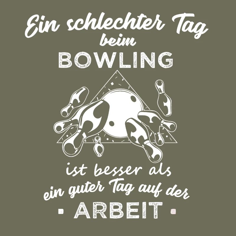 ein schlechter Tag beim Bowling Geschenk