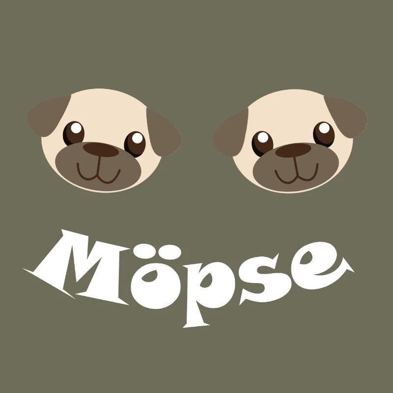 Lustiger Spruch Mops Hund