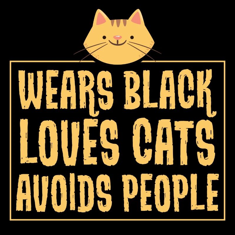 Wear black - dear cats - avoid people