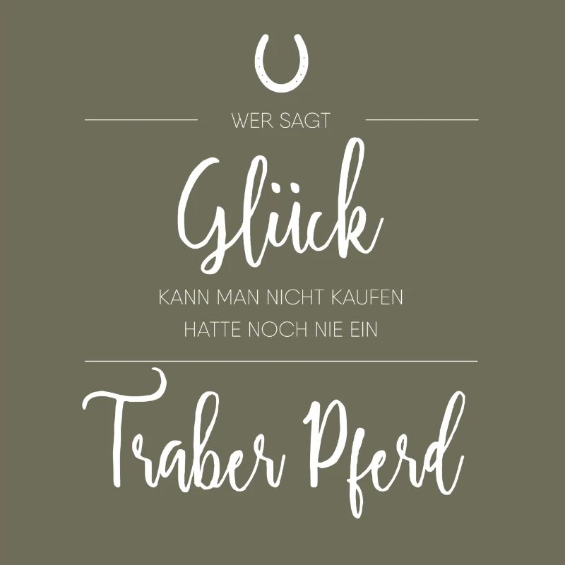 Traber Pferd Geschenk