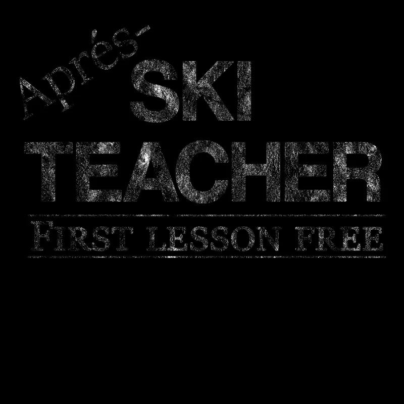Après-ski instructeur idée Parti cadeau slogan