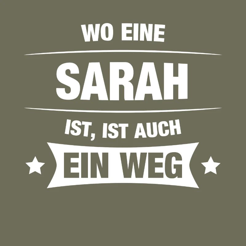 SARAH Spruch Geschenkidee Geburtstag Witzig Cool