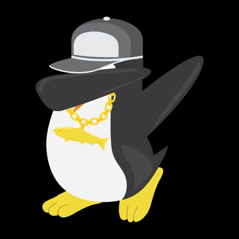 Funny Dabbing Hip Hop Penguin Gift