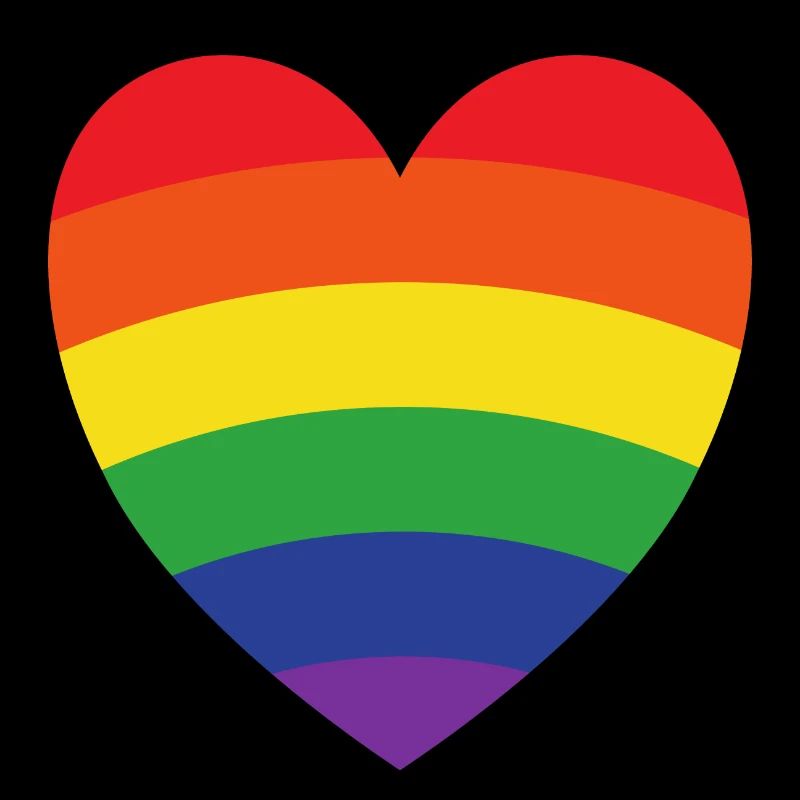 Rainbow heart | LGBT | gift idea