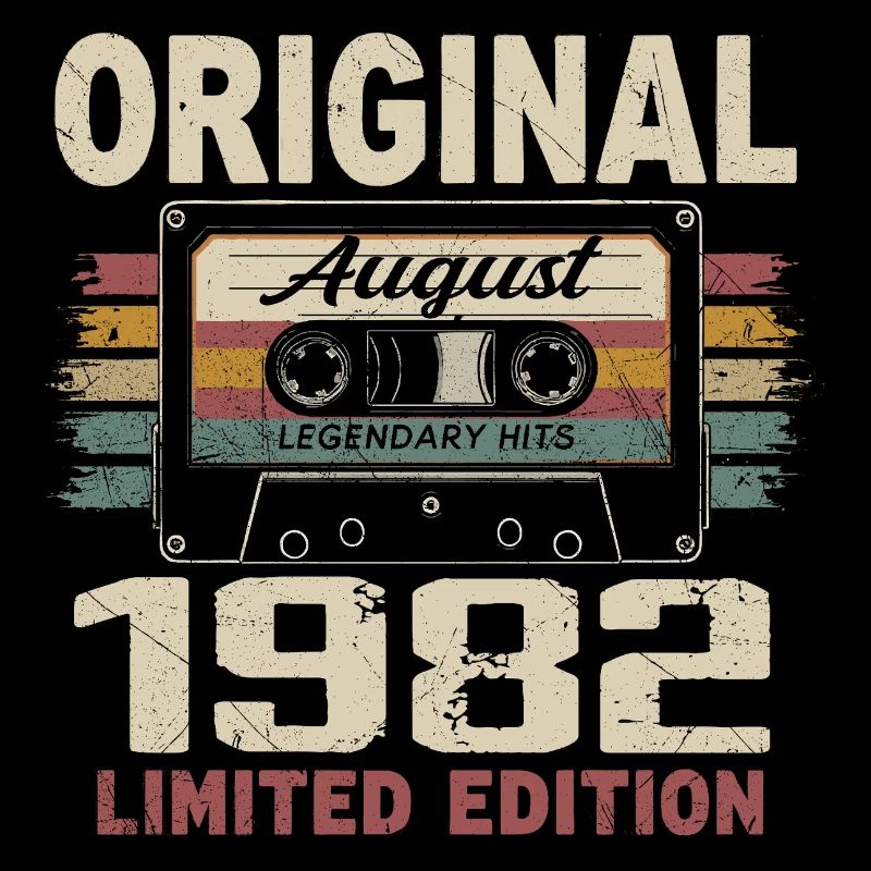 August 1982 August 1982 Geschenk August 1982 August 1982