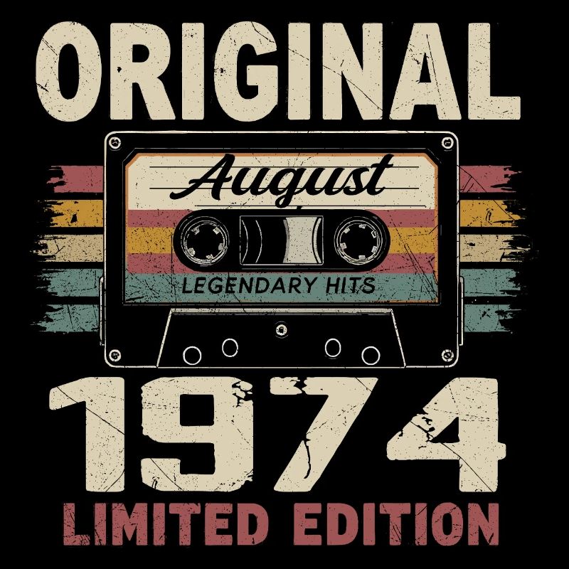 August 1974 August 1974 Geschenk August 1974 August 1974