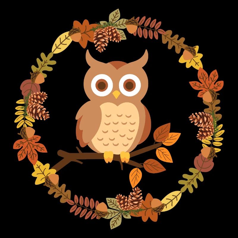 Herbstliche Eulenkranz 