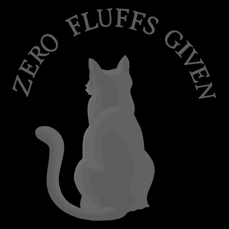 Aucun fluff donné – Chat par derrière avec de l’attitude