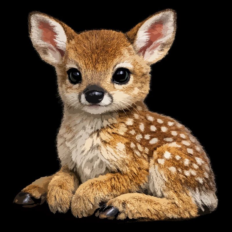 Cute Deer Boy Illustration