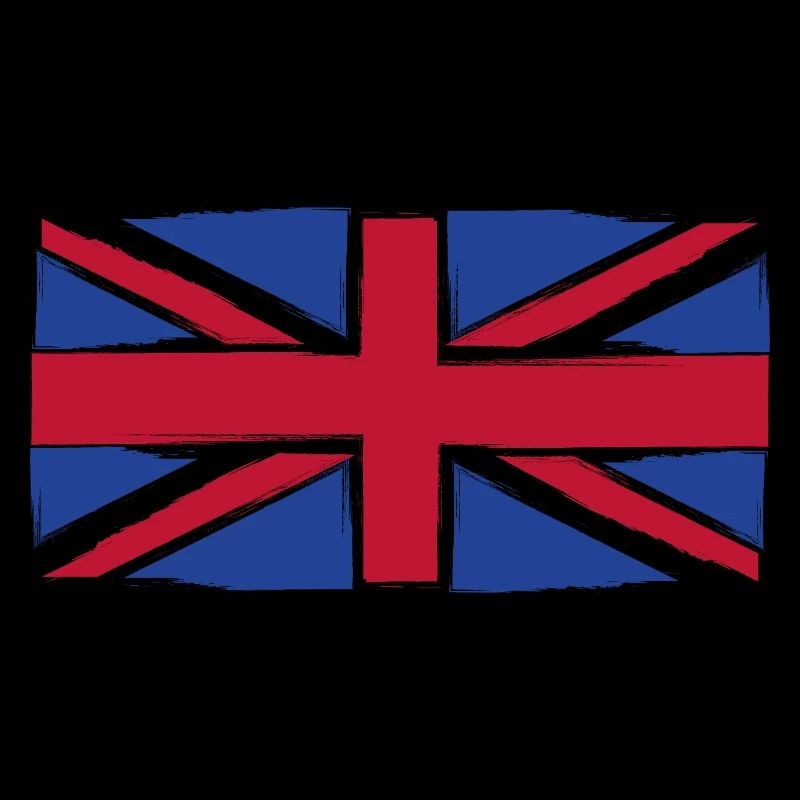 Grunge Union Jack Flagge Kunst
