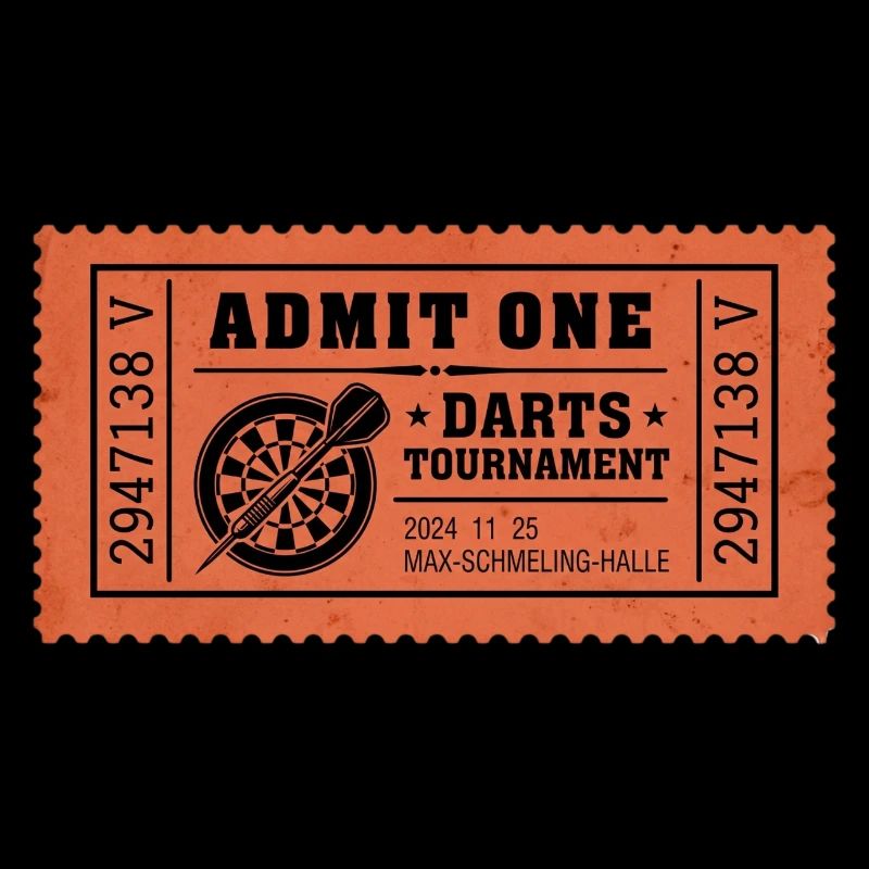 Darts Turnier Ticket 2024