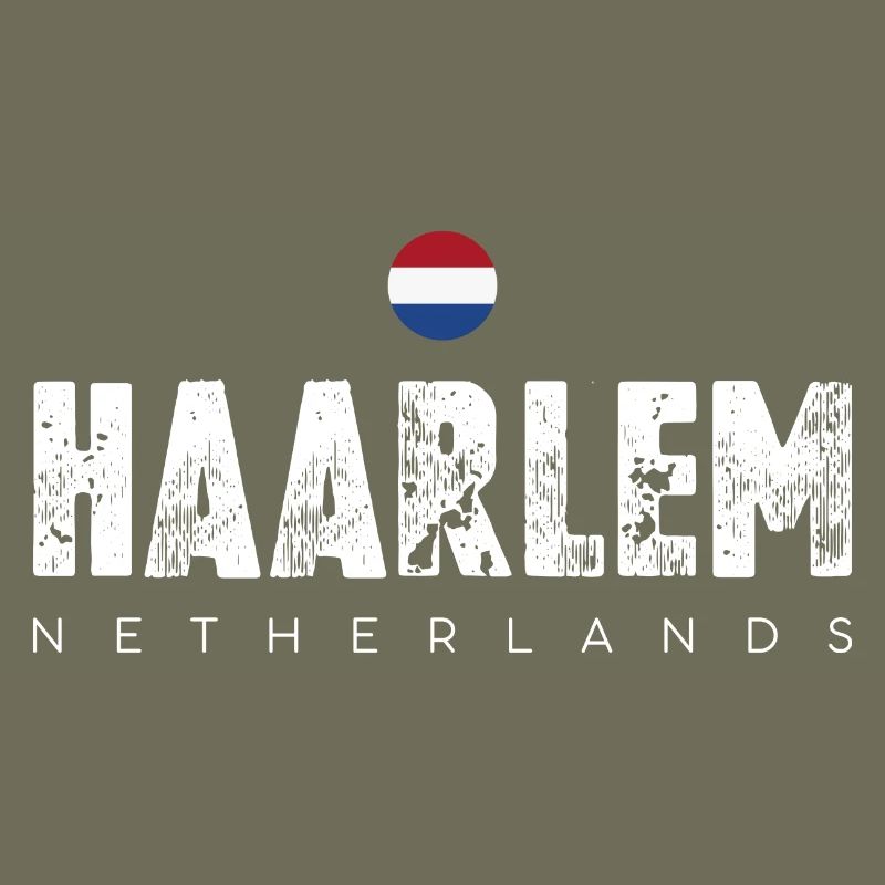 Haarlem Distressed Logo