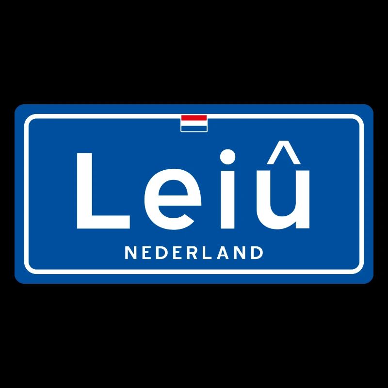 Leiu (Leiden) town sign