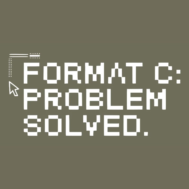 Format c: problem solved.