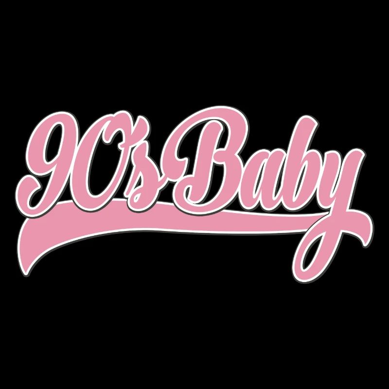 90s Baby Pink Retro Script