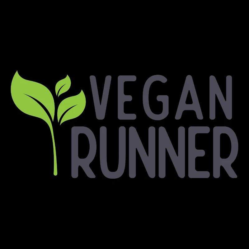 Coureur végétalien