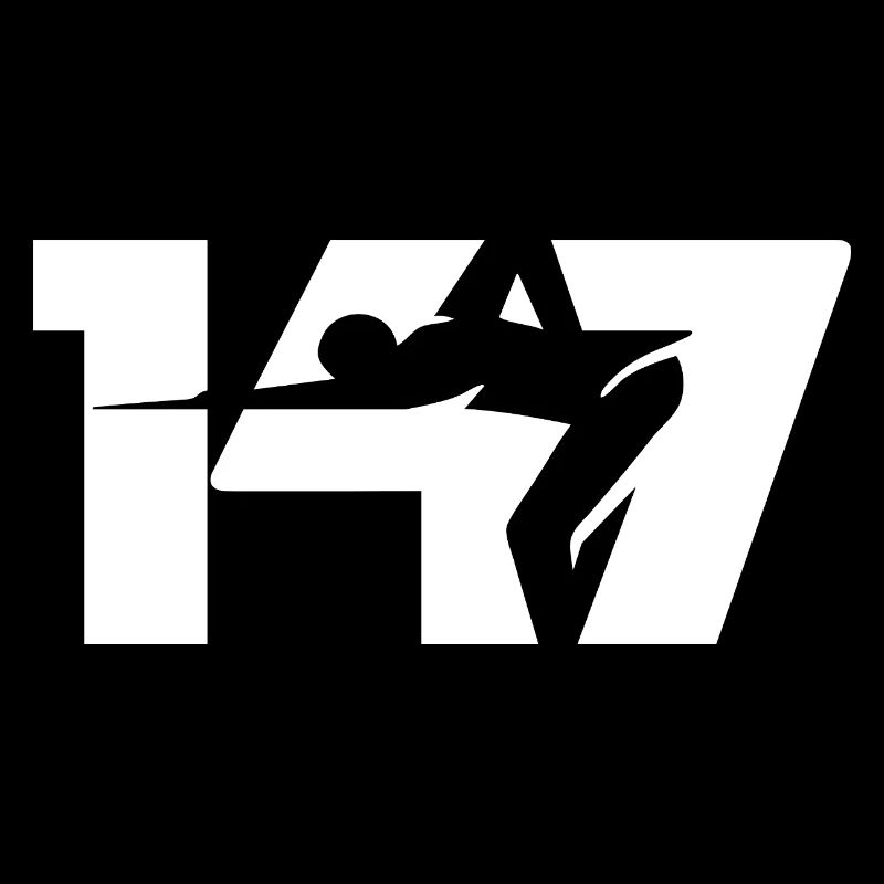 147 Snooker-Ikone (Weiß)
