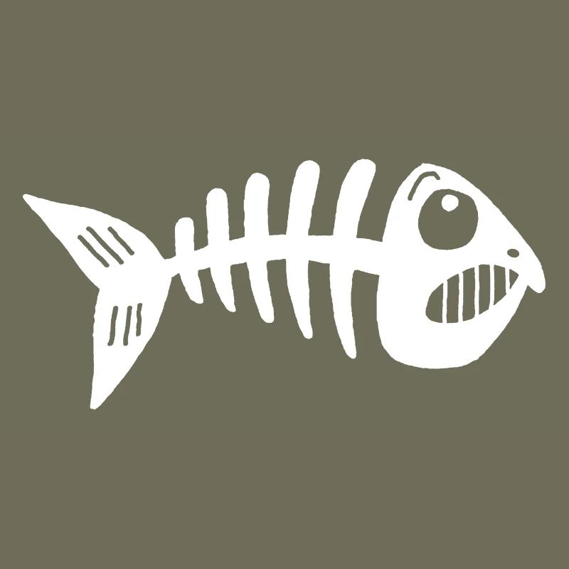 Fisch-Skelett