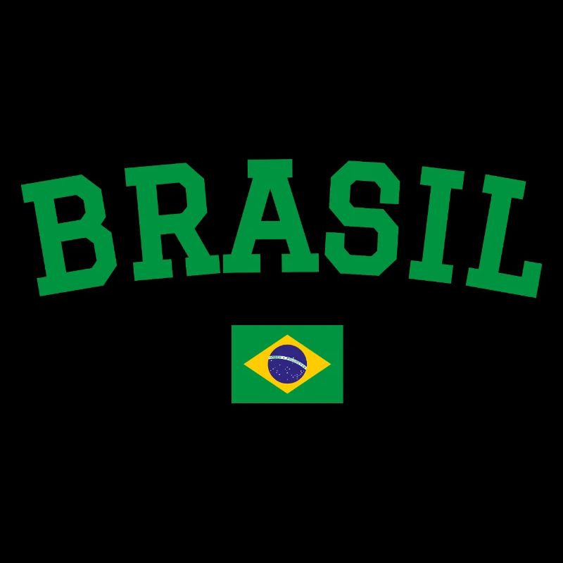 Drapeau du Brésil Conception Vert