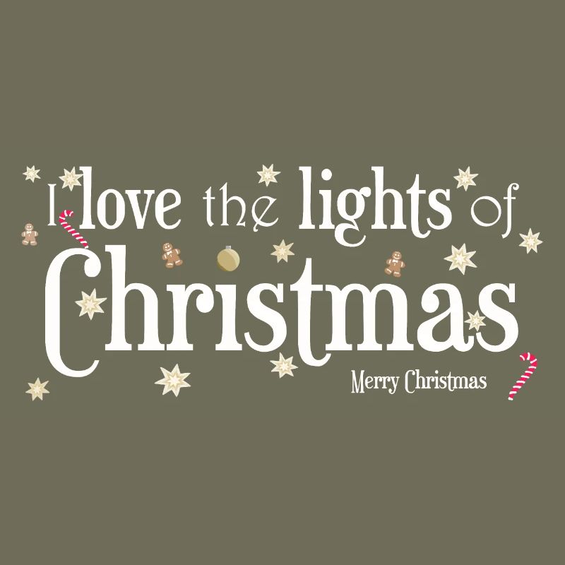 Ich liebe Weihnachtslichter, Englisch