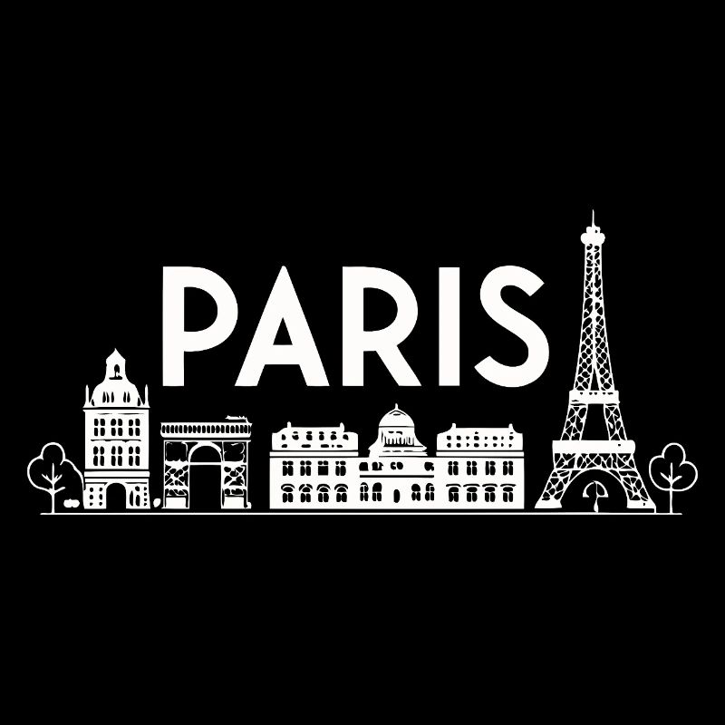 Silhouette Paris Ville Lumière