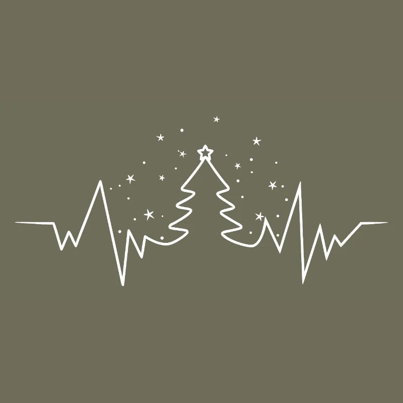 Herzschlag-Weihnachtsbaum